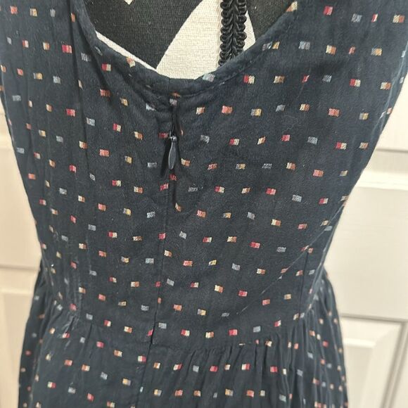 FOSSIL Blue & Multicolor Print Fit & Flare Dress - Picture 4 of 8